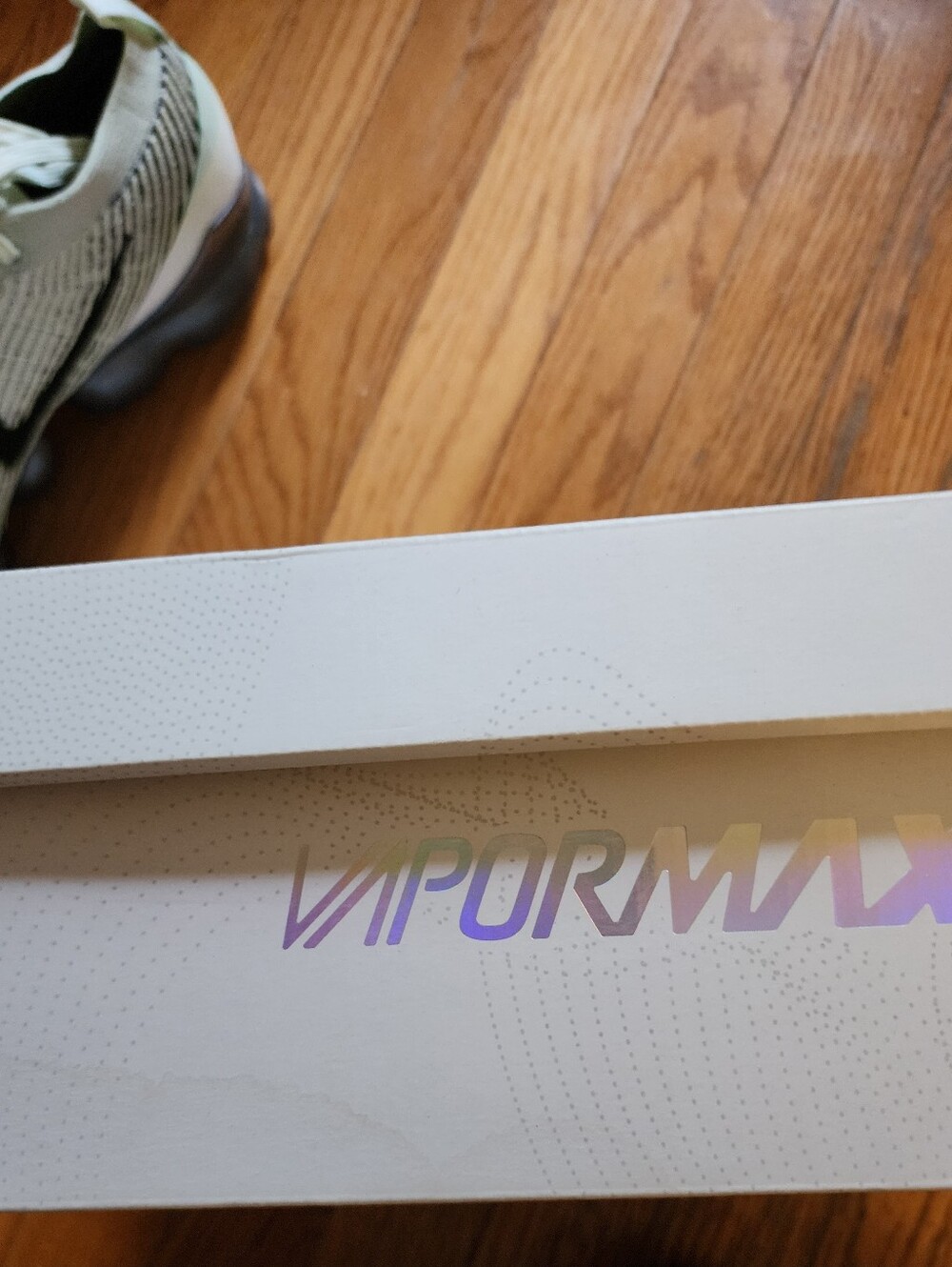 Nike Air VaporMax Flyknit 3 sneakers in the "Zebra" (Mint/Black) RARE COLOR Sz12 - Picture 6 of 7